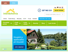 Tablet Screenshot of interbohemia.cz